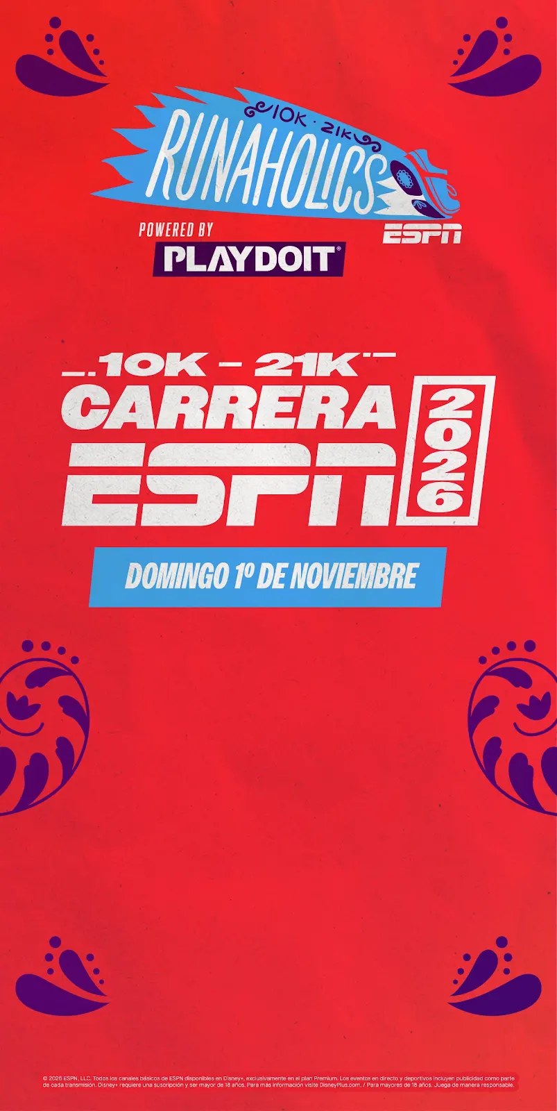 Carrera ESPN 2026 · 10K - 21K · Runaholics